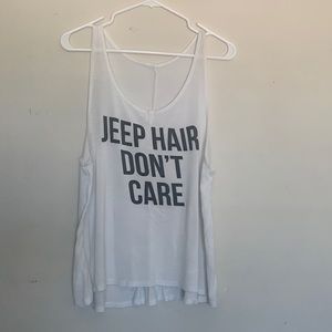 Jeep Hair Don’t Care tank top